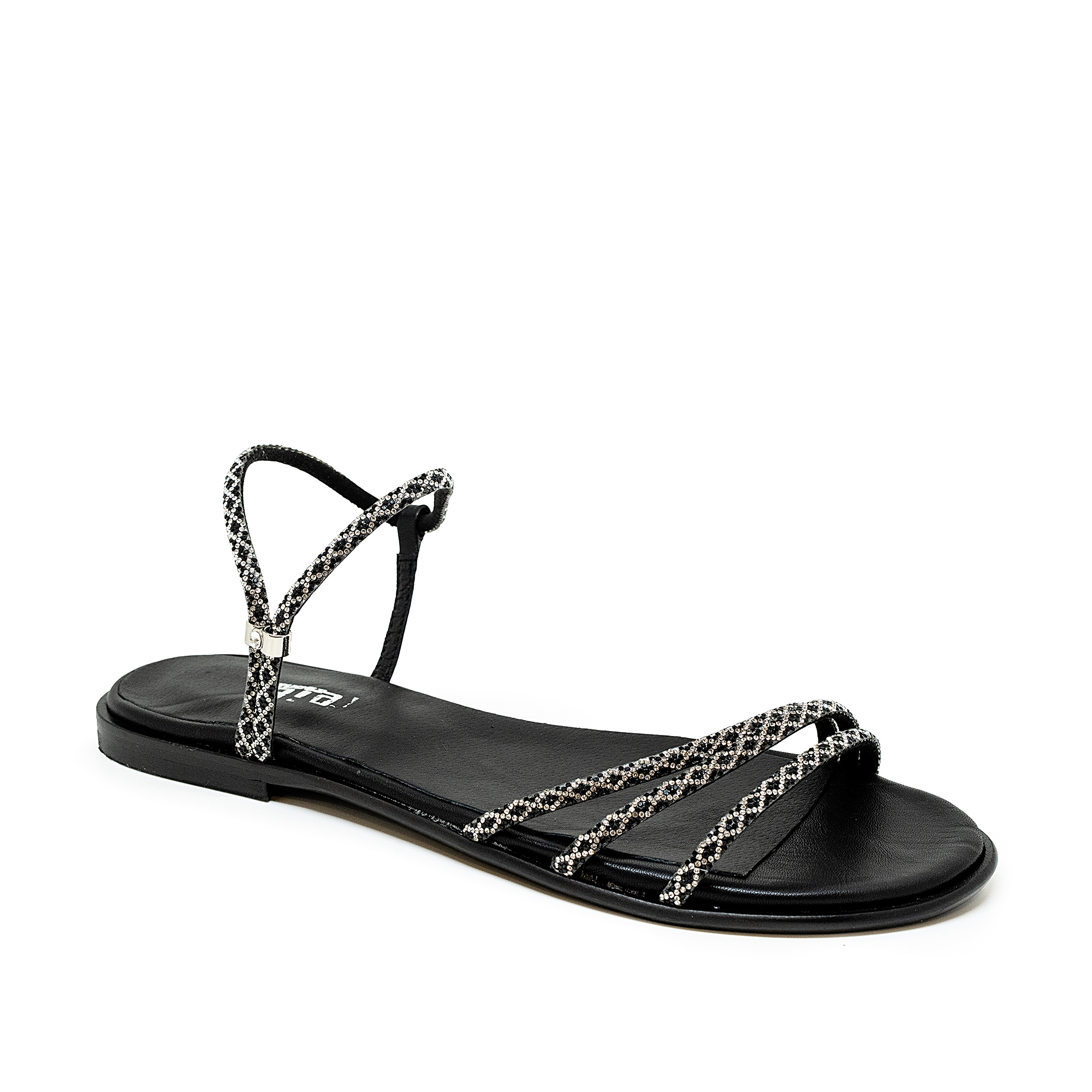 Bigshoes GA0120-01 Δερμάτινο Σανδάλι Μαύρο φωτογραφία